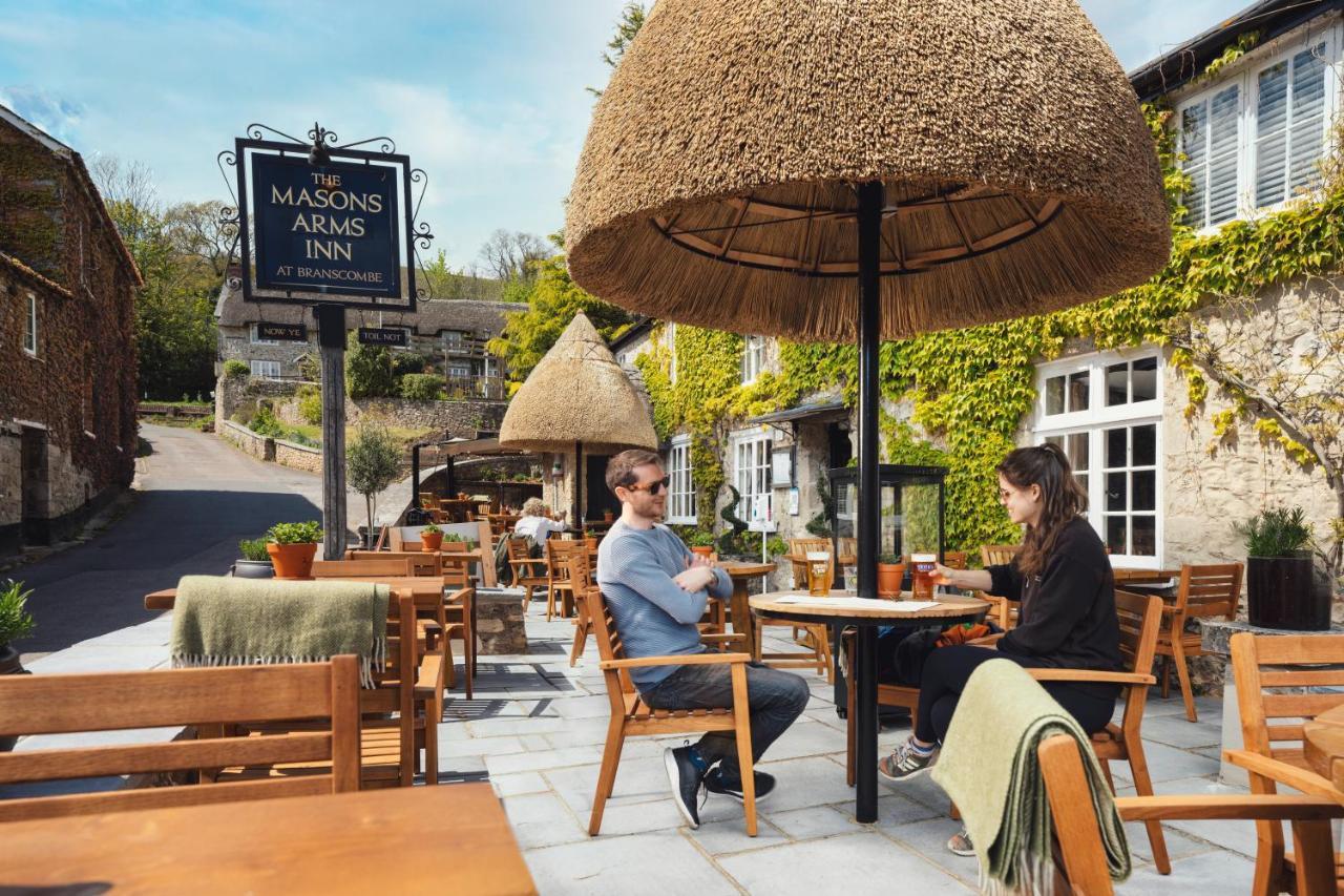 The Masons Arms Branscombe Exterior foto
