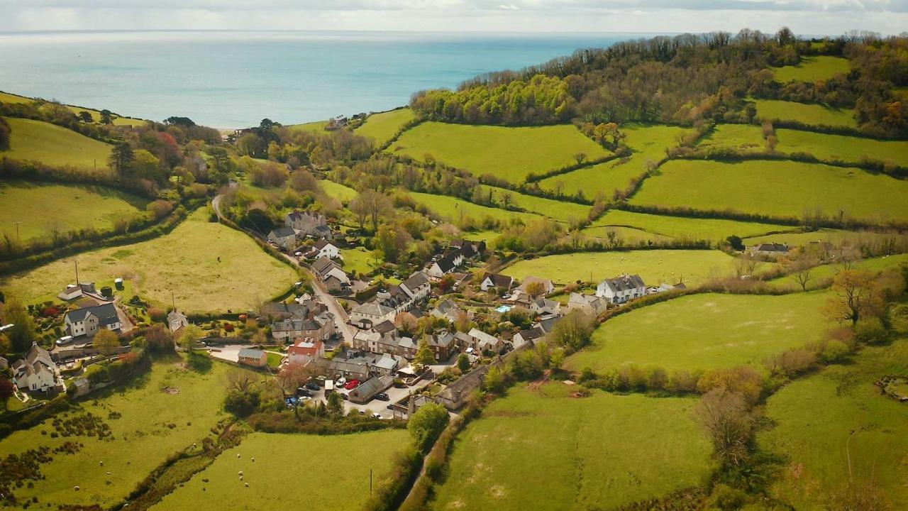 The Masons Arms Branscombe Exterior foto