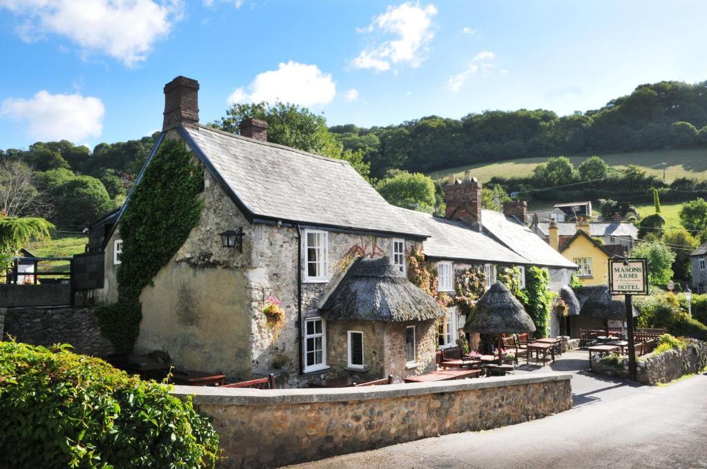 The Masons Arms Branscombe Exterior foto